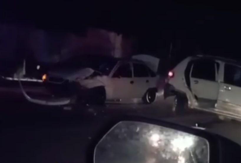 В Андижане произошло ДТП с участием четырех автомобилей