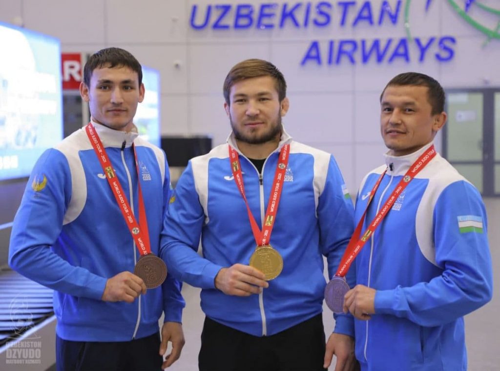 Спортсмены из Узбекистана завоевали три медали на международном турнире по дзюдо