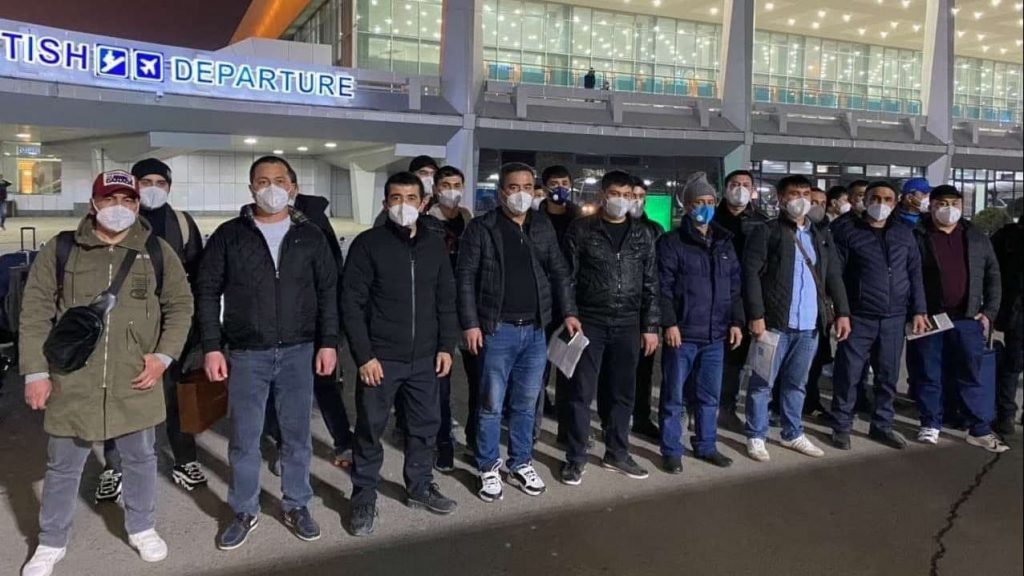 39 граждан Узбекистана выехали в Южную Корею
