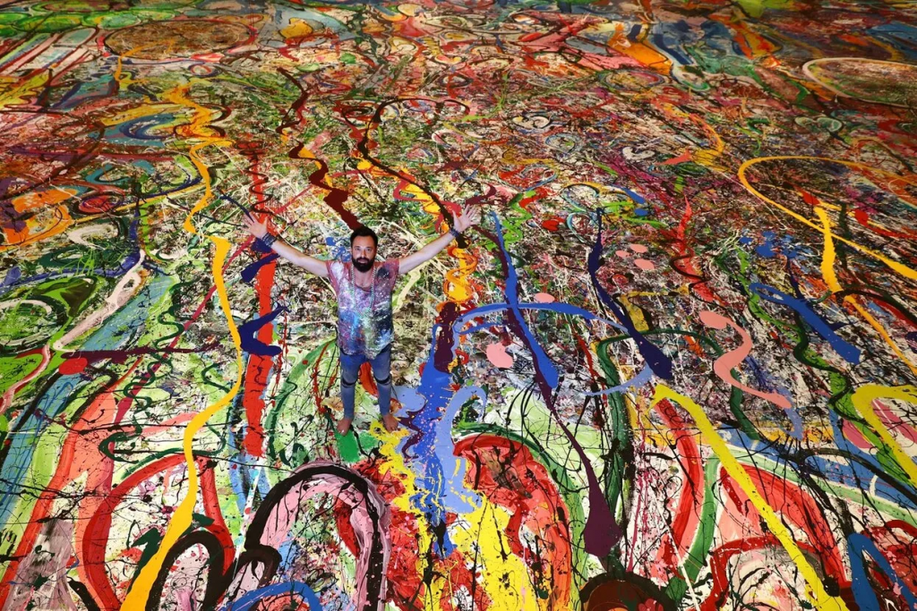 Картину Саши Джафри «Путешествие человечества» продали за 62 миллиона долларов