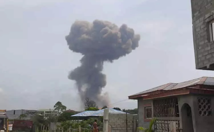На военной базе в Экваториальной Гвинее прогремели взрывы — видео