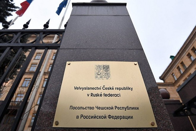 В России выслали 20 дипломатов из посольства Чехии