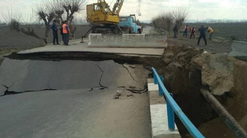 Обнародована причина крушения моста в Самаркандской области