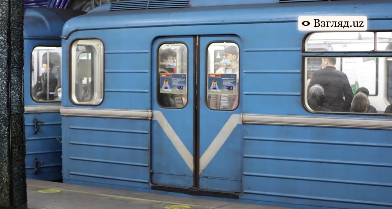 Выяснилась причина остановки поезда в ташкентском метро