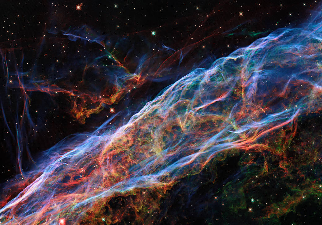 NASA выложило изображение остатка сверхновой в созвездии Лебедя