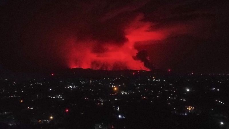 В Конго более 30 человек погибло из-за извержения вулкана