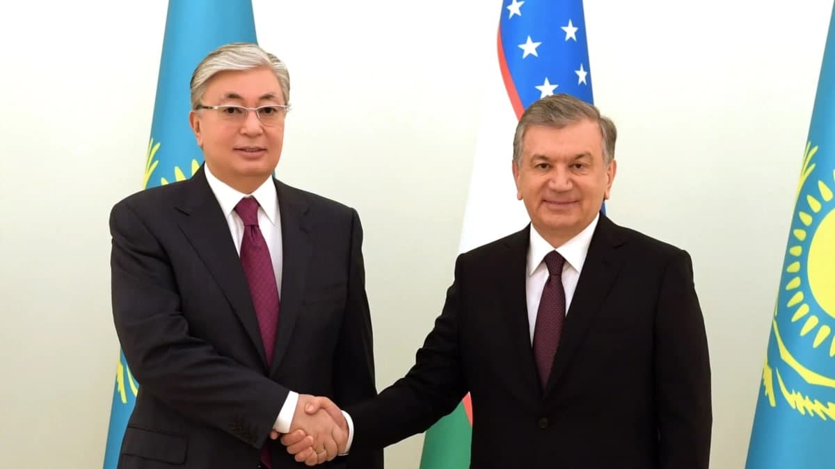 Президенты Узбекистана и Казахстана обсудили вопросы укрепления добрососедских отношений