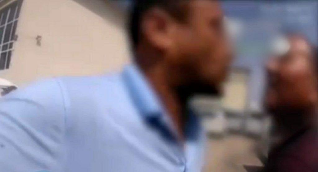 В Андижане водитель избил сотрудника ДПС — видео