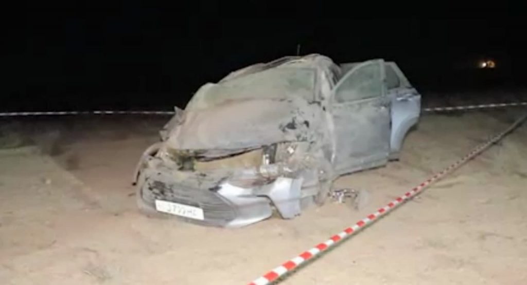 В Навоийской области разбился Tracker, ехавший на высокой скорости: три пассажира погибли