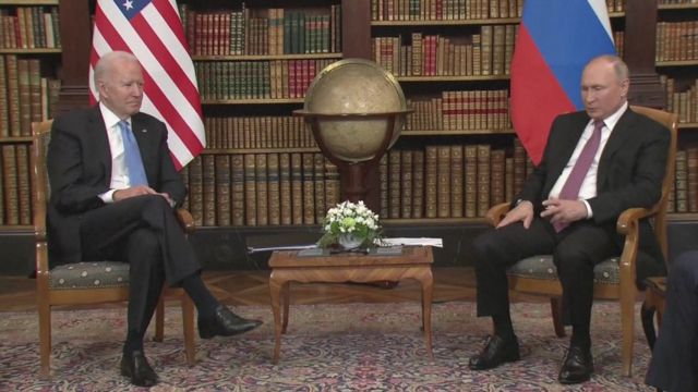 В Женеве начались переговоры между Владимиром Путиным и Джо Байденом