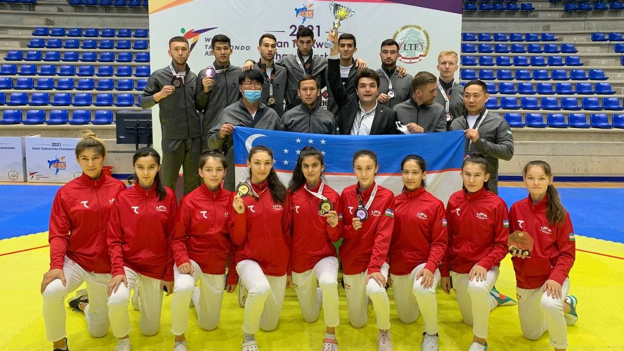 Узбекистан завоевал 10 медалей на чемпионате Азии по тхэквондо