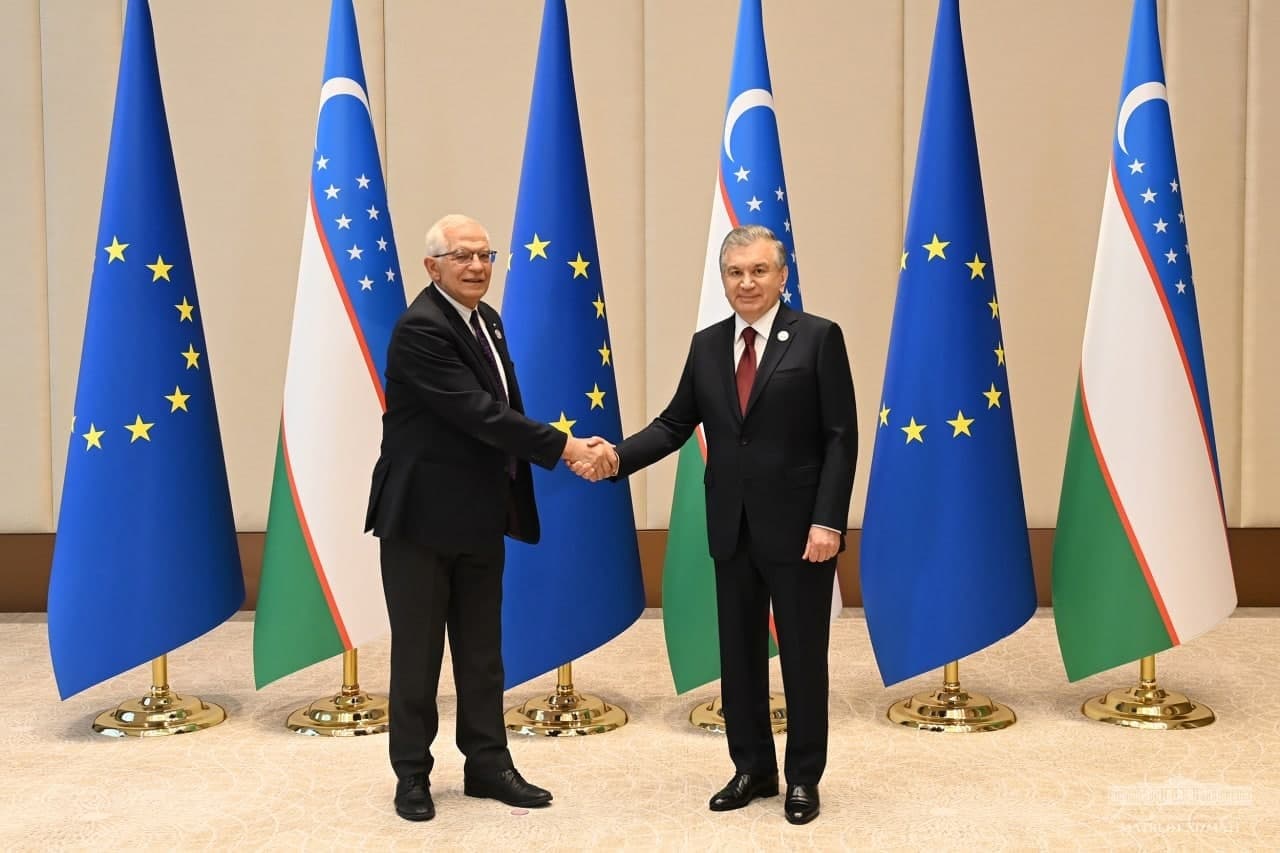 Президент Узбекистана встретился с Верховным представителем ЕС по иностранным делам