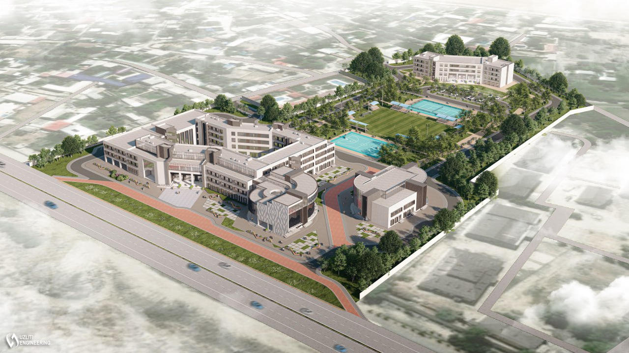 Самаркандский международный технический университет представил макет своего нового кампуса