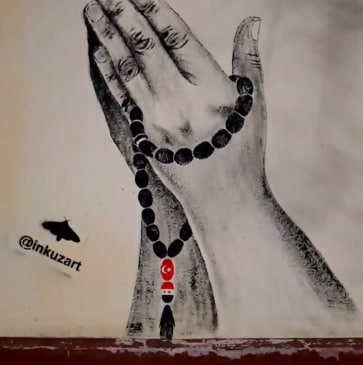 Ташкентский художник посвятил граффити жертвам землетрясения в Турции и Сирии