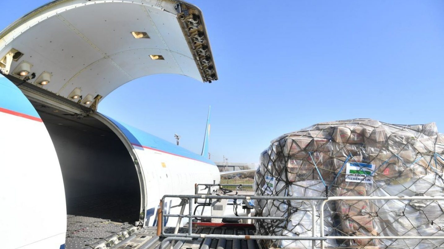 Узбекистан отправил 50 тонн гуманитарной помощи в Сирию
