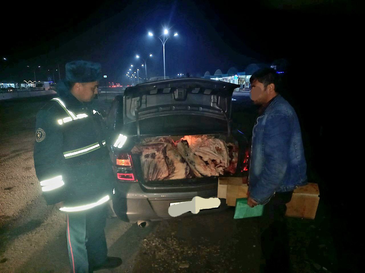 В Ташкент пытались провезти более 350 кг мяса непригодного к употреблению