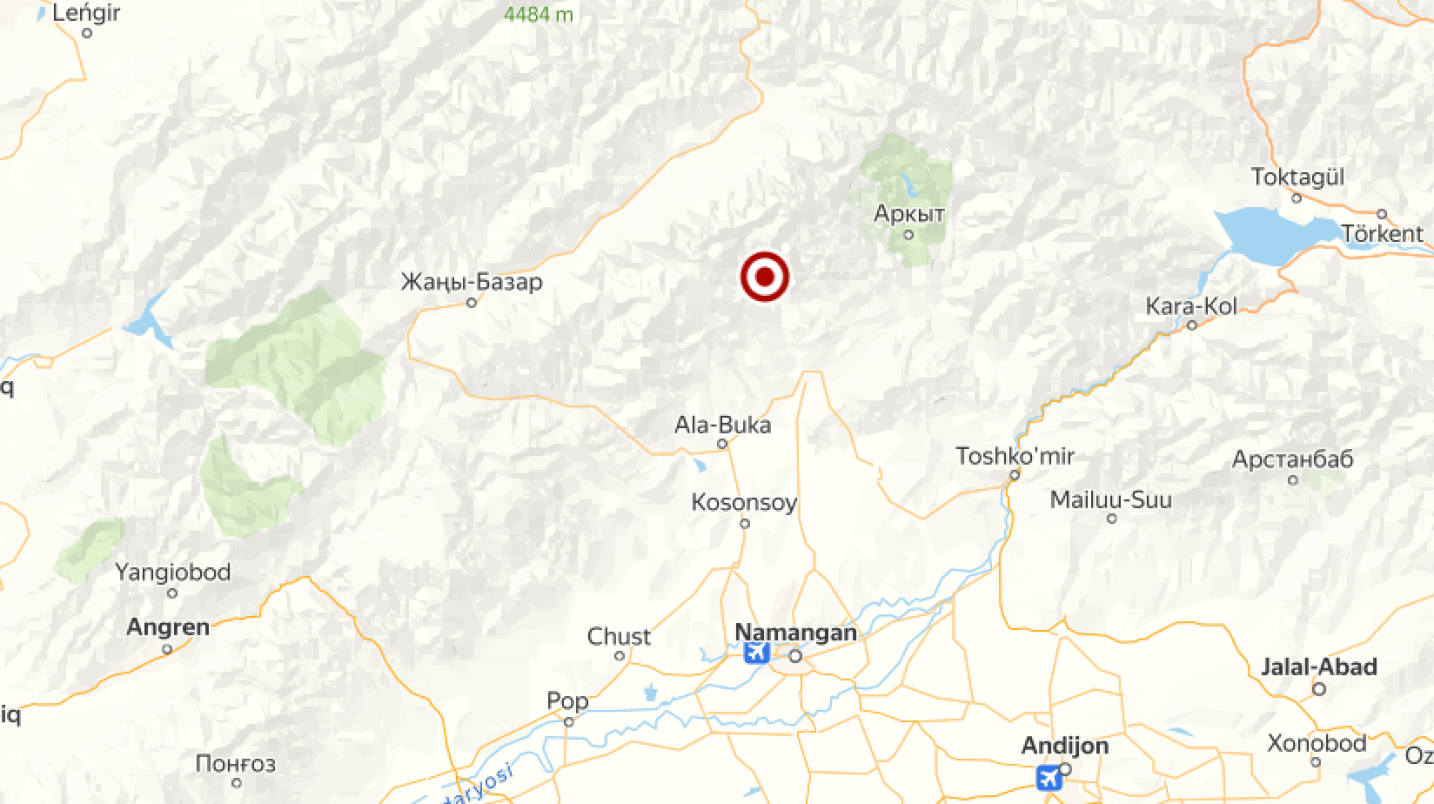 Землетрясение с эпицентром в Кыргызстане ощущалось в Узбекистане