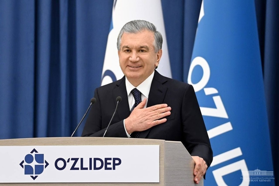 Партия УзЛиДеП выдвинула Шавката Мирзиёева кандидатом в президенты Узбекистана