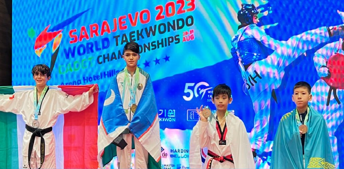 Исломбек Ахчурин завоевал золотую медаль на Чемпионате мира по тхэквондо WT среди юниоров