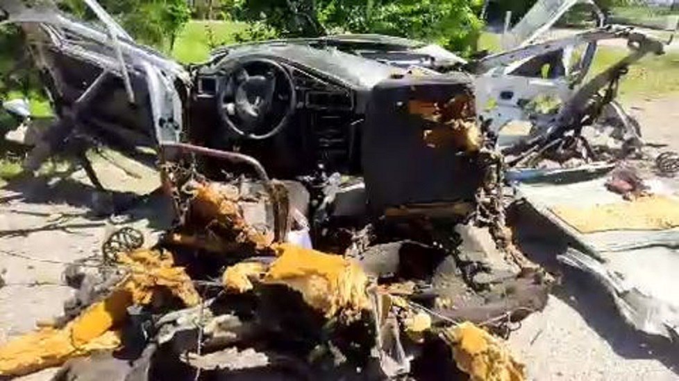 Жиззахда газ баллони портлаши оқибатида Nexia бўлакланиб кетди