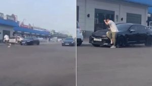 В Ташкенте в ходе гонок между водителями был сбит автоблогер: он умер в больнице