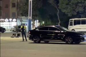 В Ташкенте на машине умышленно сбили инспектора ДПС