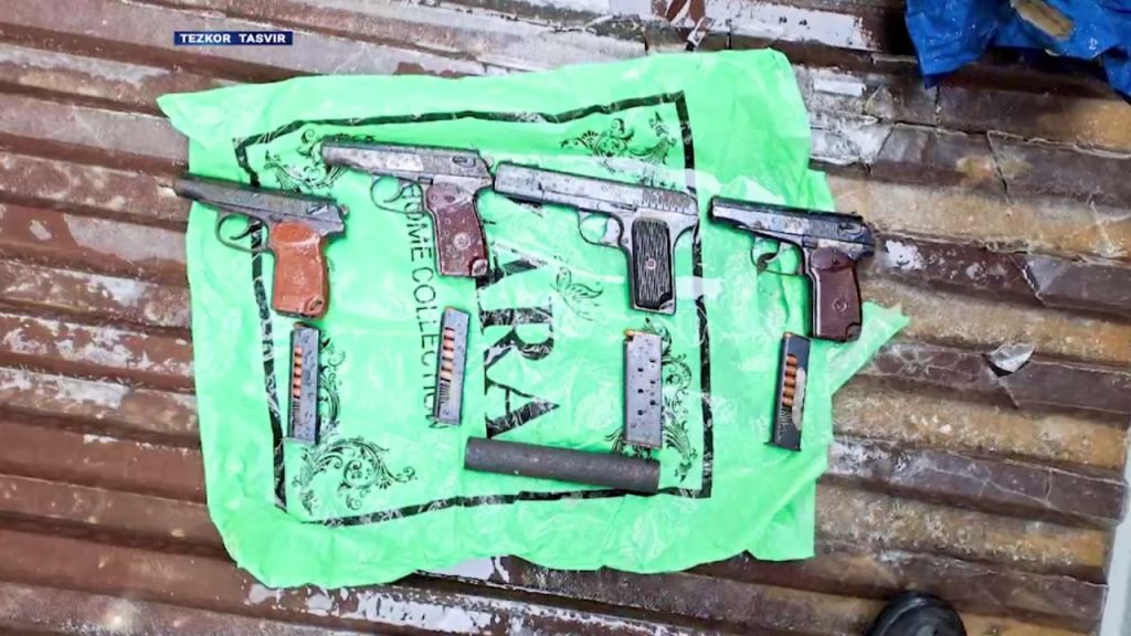 ДХХ Россиядан контрабанда йўли билан олиб келинган 3 дона «Макаров» тўппончаси савдосини тўхтатди
