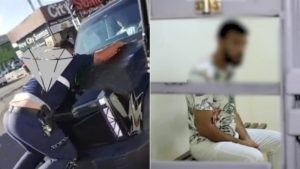 Тошкентда ҳайдовчи ЙПХ инспектори билан уриб юбориб, уни капотда ҳайдаб юборди — видео