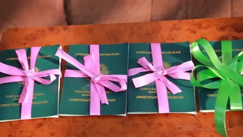 Тошкент вилоятида яшовчи фуқаро тўрт эгизак дунёга келтирди