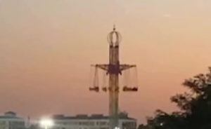 «Анҳор» боғи меҳмонлари 15 метр баландликда қолиб кетди