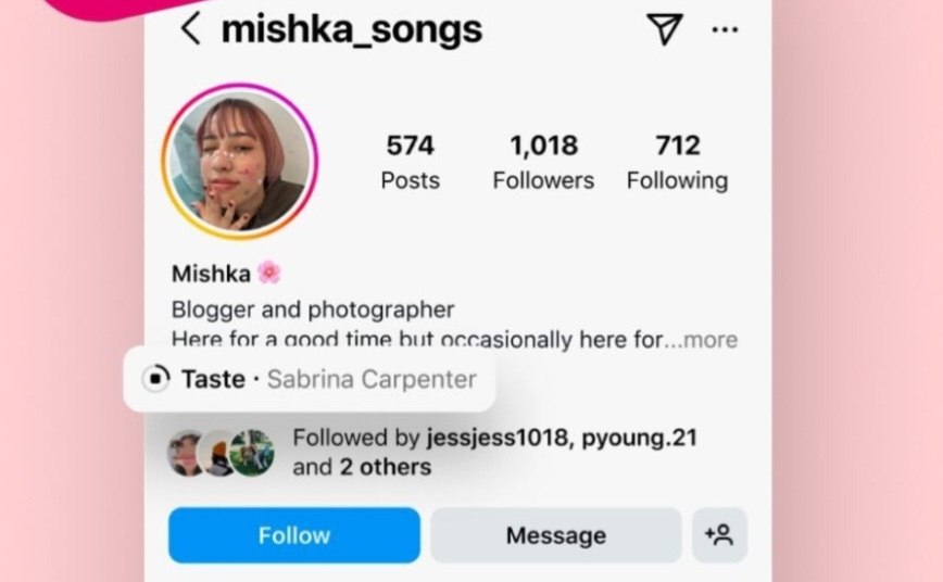В Instagram появилась новая функция: добавление музыки в профиле