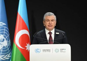 Шавкат Мирзиёев Жаҳон иқлим пойтахтлари альянсини ташкил этишни таклиф қилди