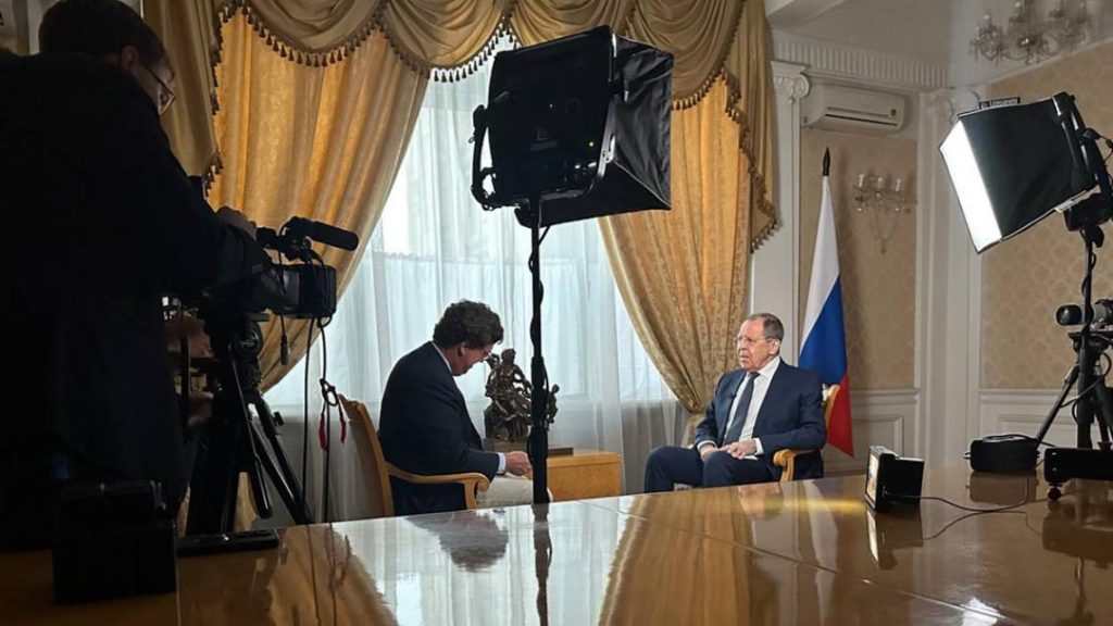 «Мы не хотим войны с США», — Лавров в интервью Такеру Карлсону