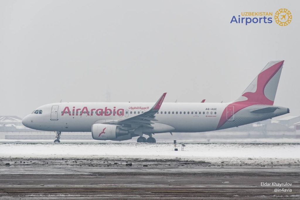 Air Arabia Toshkentdan Ras-al-Xaymaga parvozlarni yo‘lga qo‘ymoqda