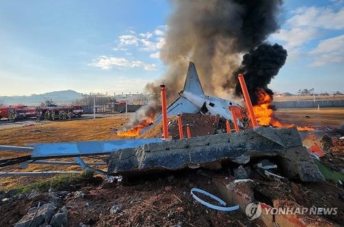 В Южной Корее в аэропорту Муан разбился самолет авиакомпании Jeju Air
