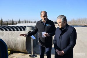 «Он будет зеленым городом»: Мирзиёев посетил строящийся Новый Ташкент