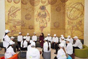 Saida Mirziyoyeva Toshkent planetariysida ko‘rishda nuqsoni bo‘lgan bolalar bilan uchrashdi