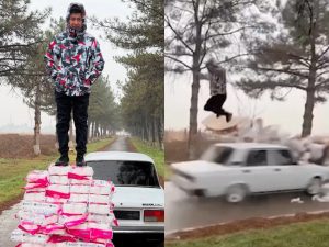 В Ташкенте оштрафовали блогера Jasjan, который совершил опасный трюк с туалетной бумагой