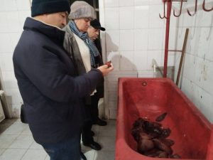 “Hech narsa boʻlmaydi”: “Chorsu” bozorida parazitlar bilan zararlangan jigar sotilgani aniqlandi — video