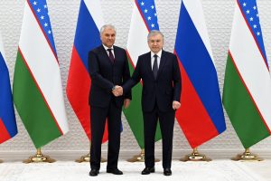 Shavkat Mirziyoyev Rossiya Davlat Dumasi raisi Vyacheslav Volodinni qabul qildi