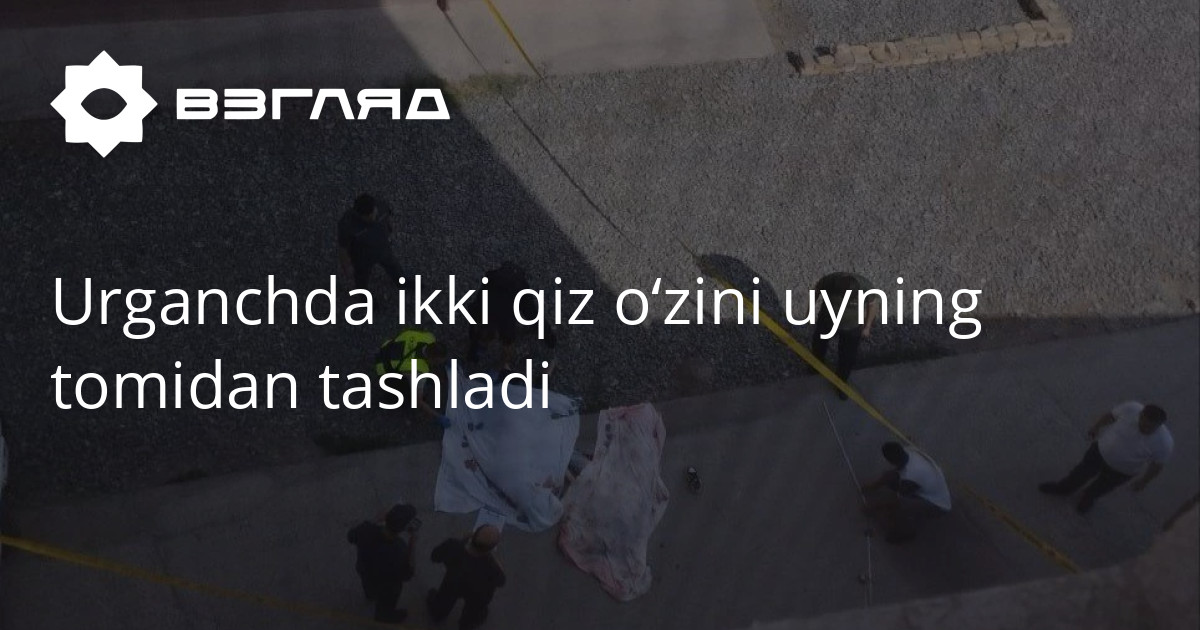 Qiz ozini tashladi